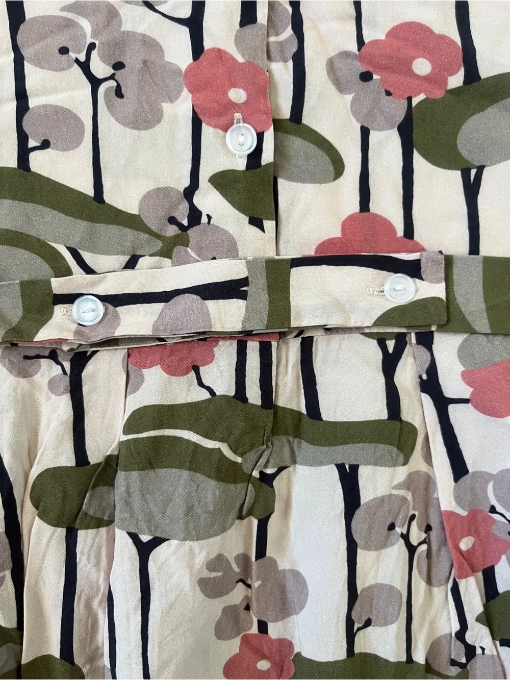 Caramel London Girls’ Viscose Japanese Inspired Print Tree Floral Designer Dress